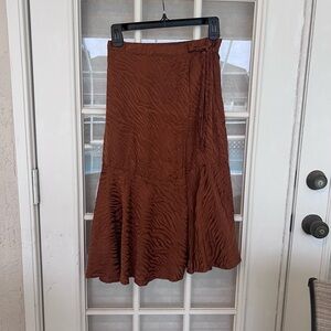Copper, midi skirt, Maeve Anthropologie, size 0